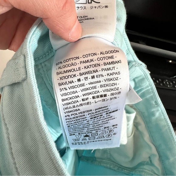 Levi’s Pastel Blue Colored Mid Rise Cotton Blend Skinny Jeans Size 28 Waist - Picture 10 of 16